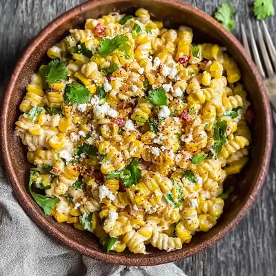 Mexican Street Corn Pasta Salad: Tangy & Creamy