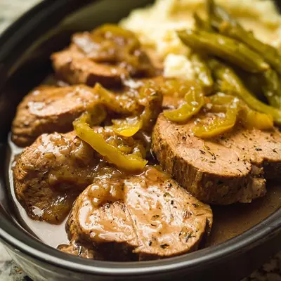 Mississippi Slow Cooker Lamb Tenderloin