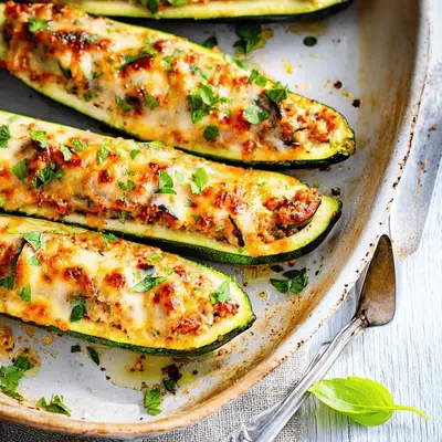 My Comforting Stuffed Zucchini (Kousa Mahshi)