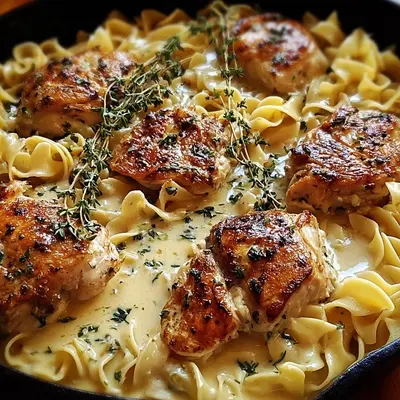One-Pan Savory Chicken & Buttered Noodles Dinner