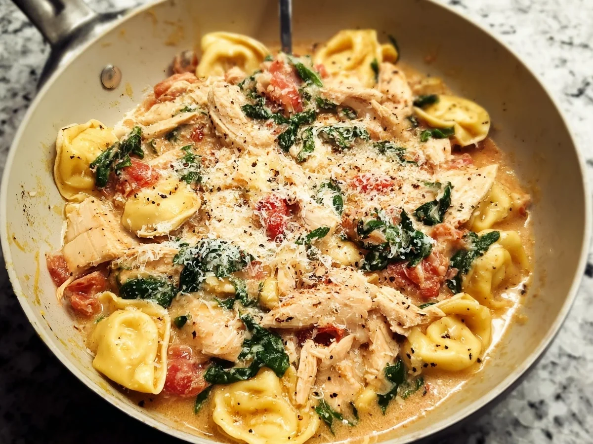 One-Pan Tortellini with Chicken: Easy Weeknight Meal - Featured Image