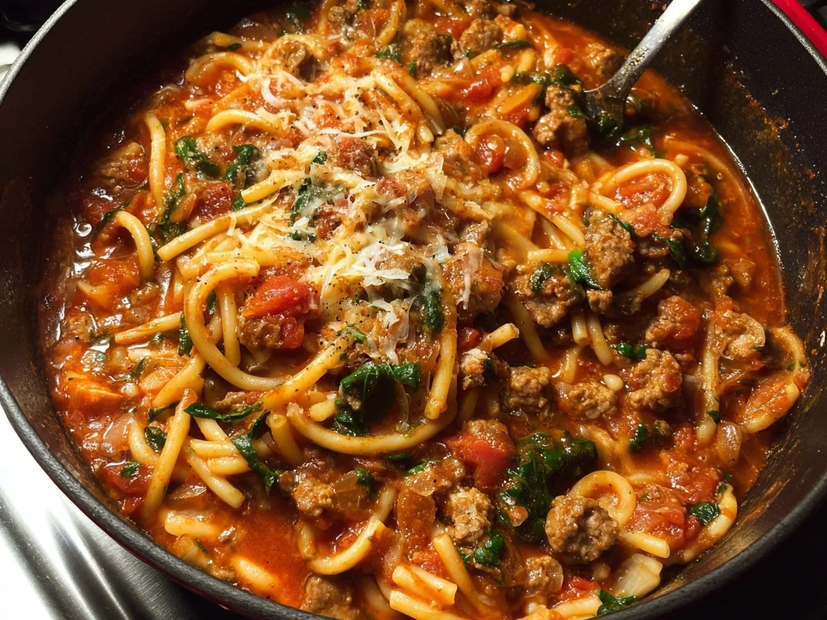 One-Pot Beef Sausage Pasta: Quick & Easy Weeknight Meal - Featured Image