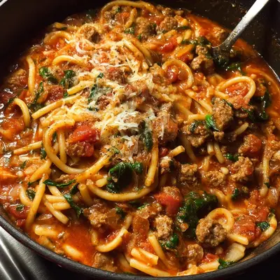 One-Pot Beef Sausage Pasta: Quick & Easy Weeknight Meal