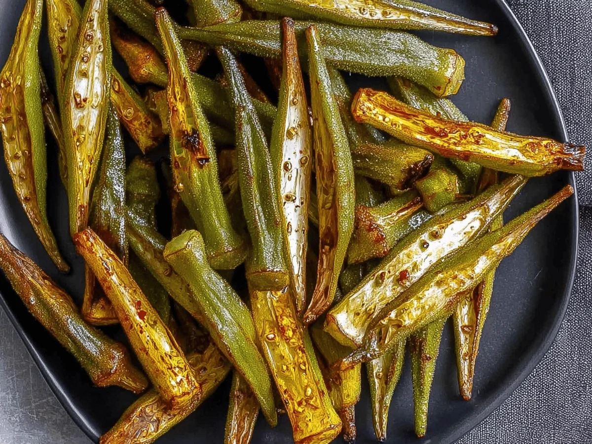 Oven Roasted Okra – Crispy & Healthy Side Dish - Featured Image