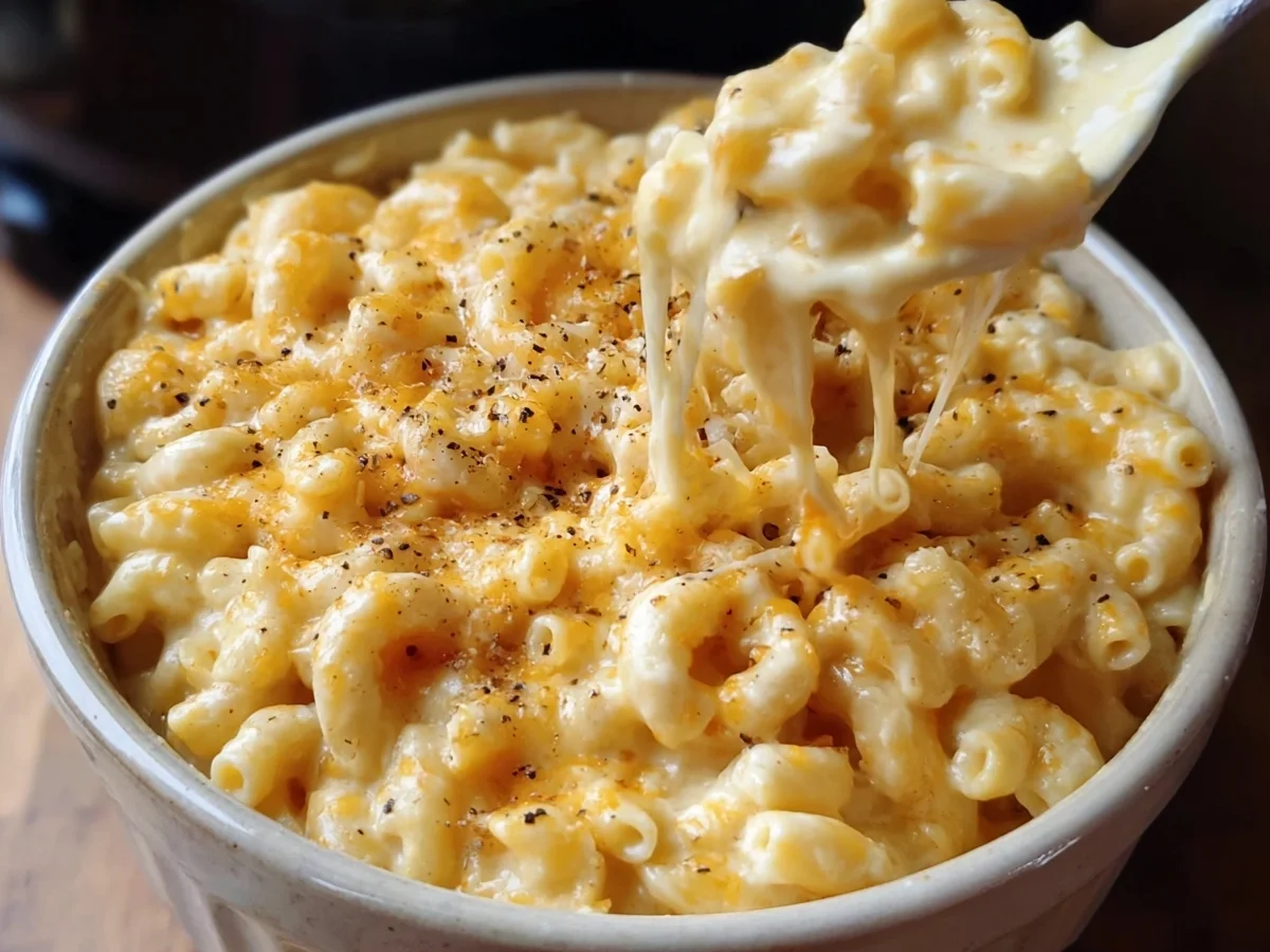 Paula Deen's Creamy Crockpot Mac and Cheese - Featured Image