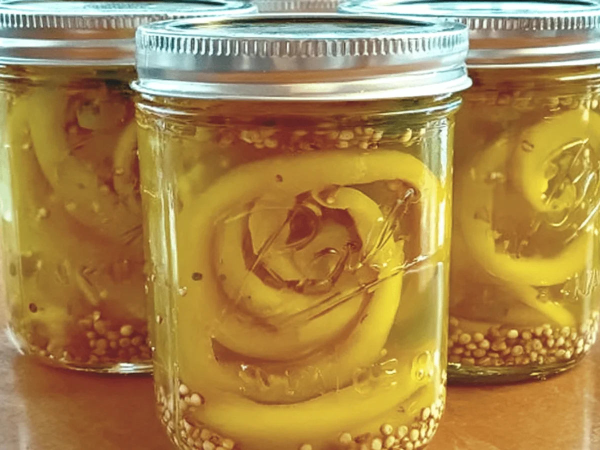 Pickled Banana Pepper Rings Recipe - Featured Image