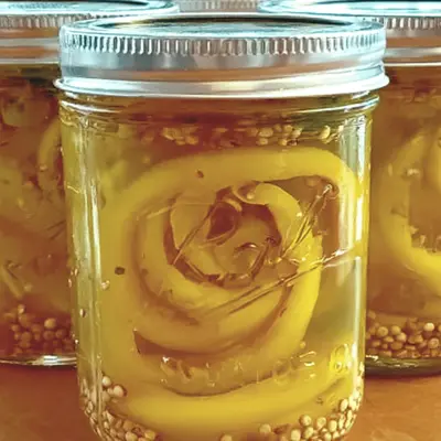 Pickled Banana Pepper Rings Recipe