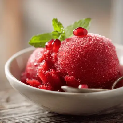 Pomegranate Sorbet: A Bright, Tangy Summer Treat