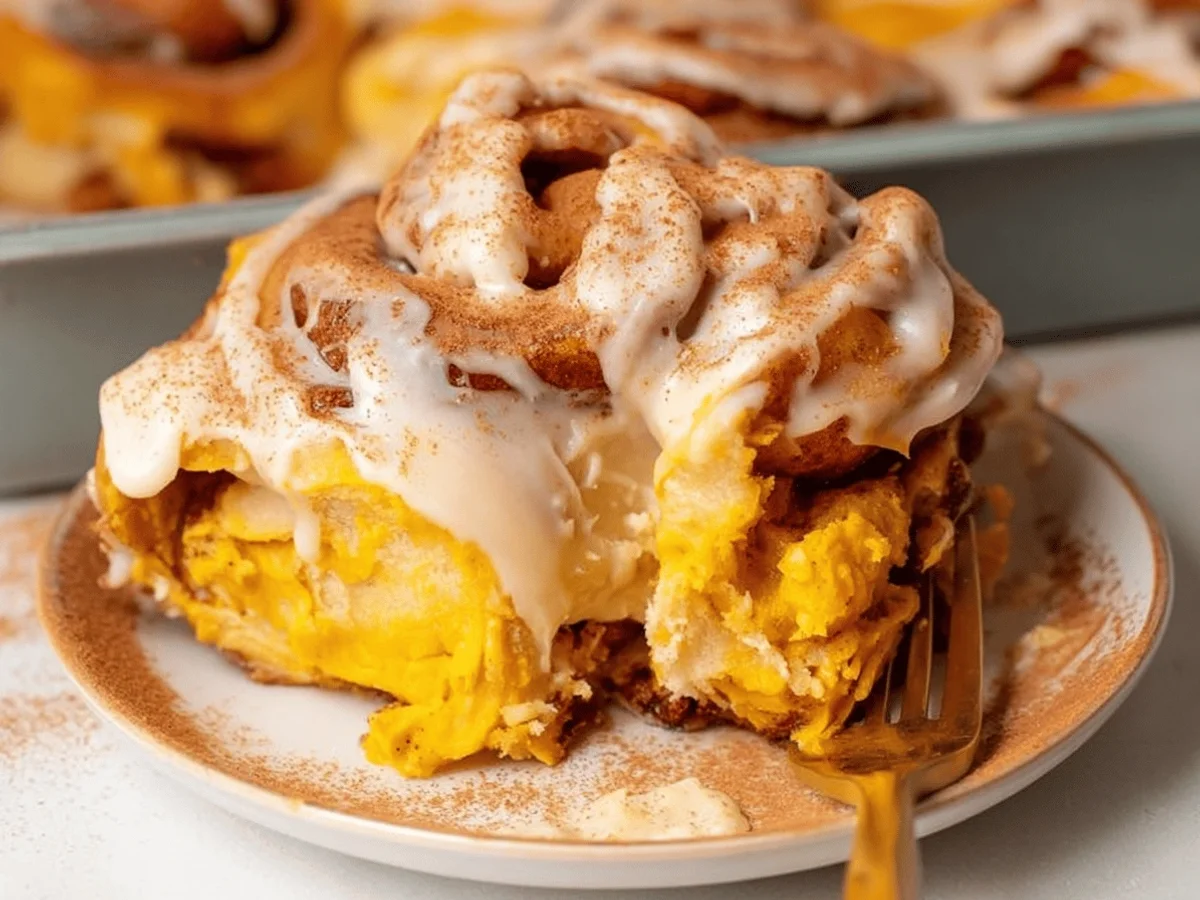 Pumpkin Cinnamon Rolls: A Soft, Sweet Autumn Treat - Featured Image