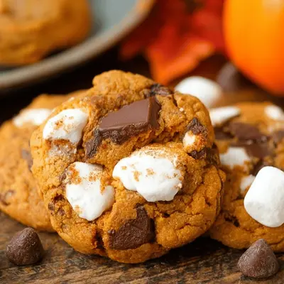 Pumpkin S'mores Cookies Recipe