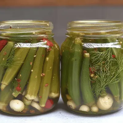 Quick and Easy Pickled Okra Recipe