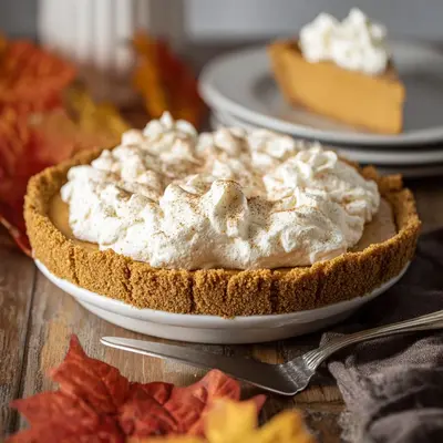 Quick Easy No Bake Pumpkin Pie: My Autumn Delight