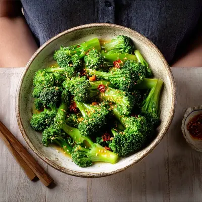 Quick Garlic Asian Broccoli Side Dish
