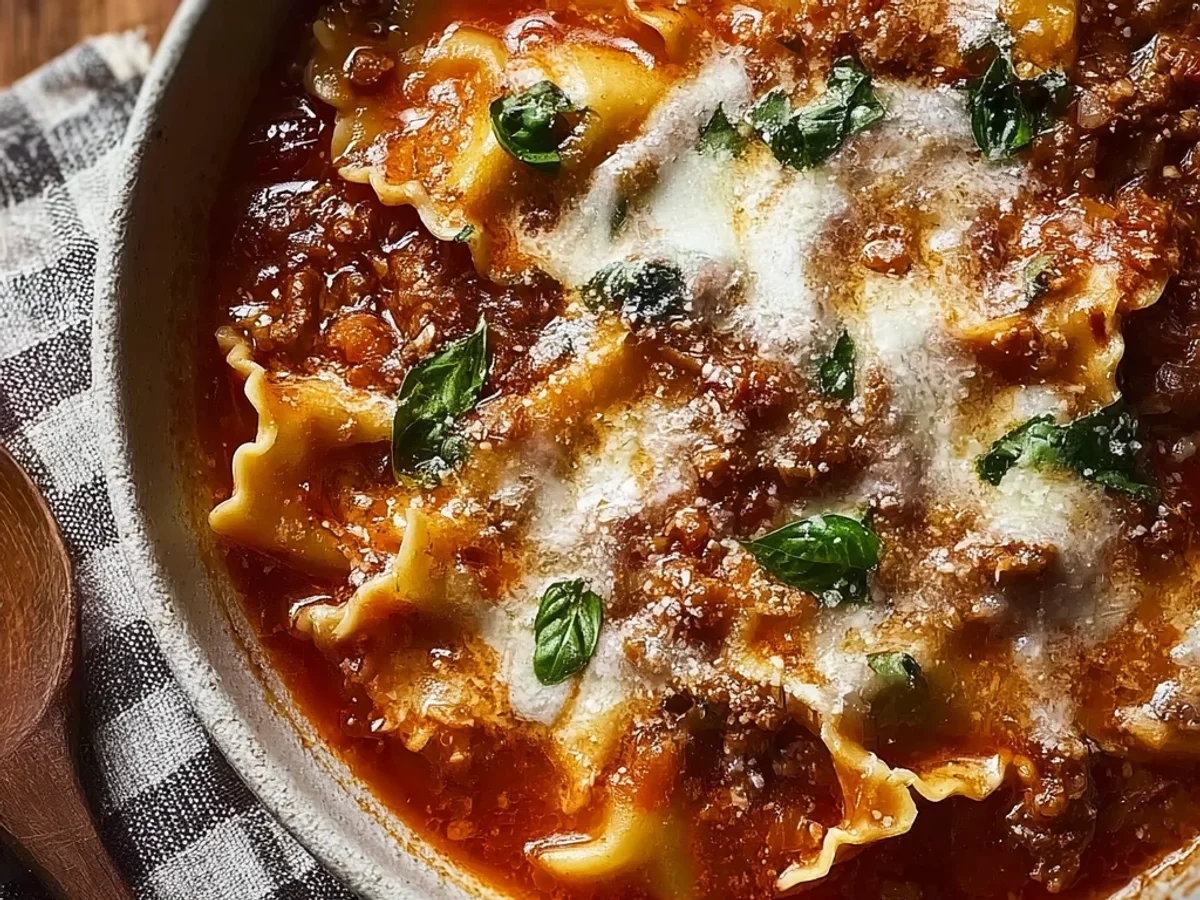 Quick & Hearty One Pot Lasagna Soup: Weeknight Comfort - Featured Image