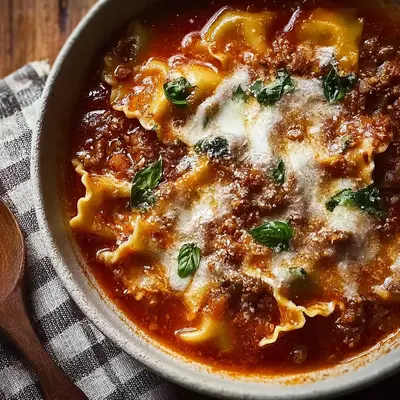 Quick & Hearty One Pot Lasagna Soup: Weeknight Comfort