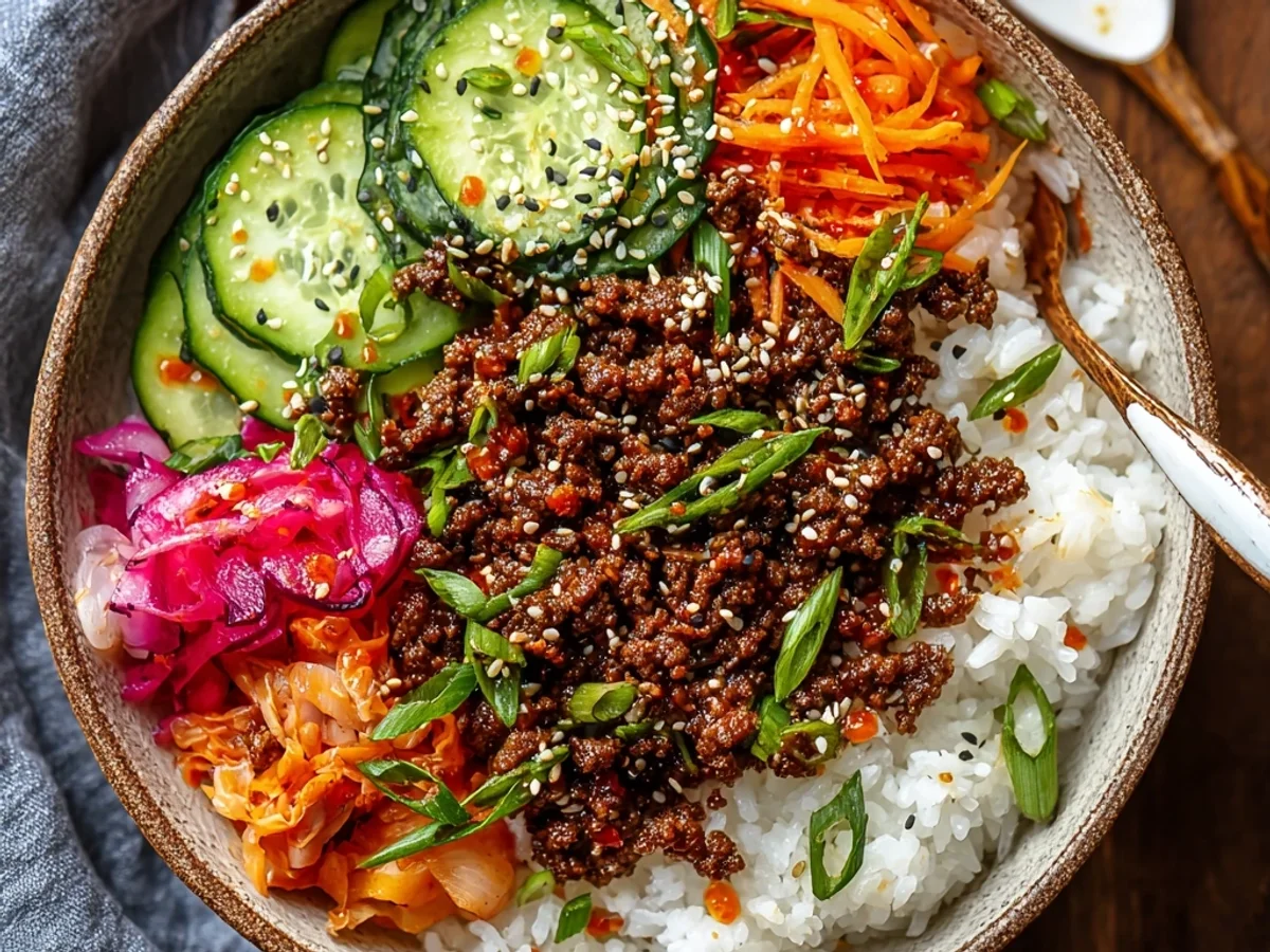 Quick Korean Ground Beef Bowl: Easy Weeknight Meal - Featured Image