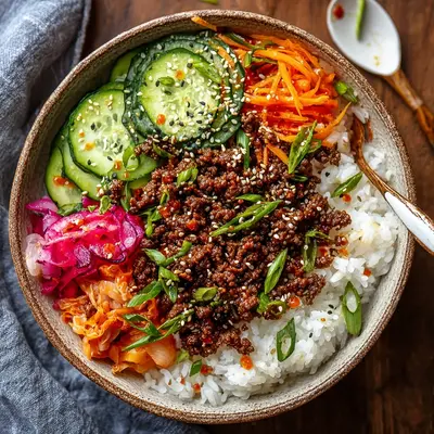Quick Korean Ground Beef Bowl: Easy Weeknight Meal