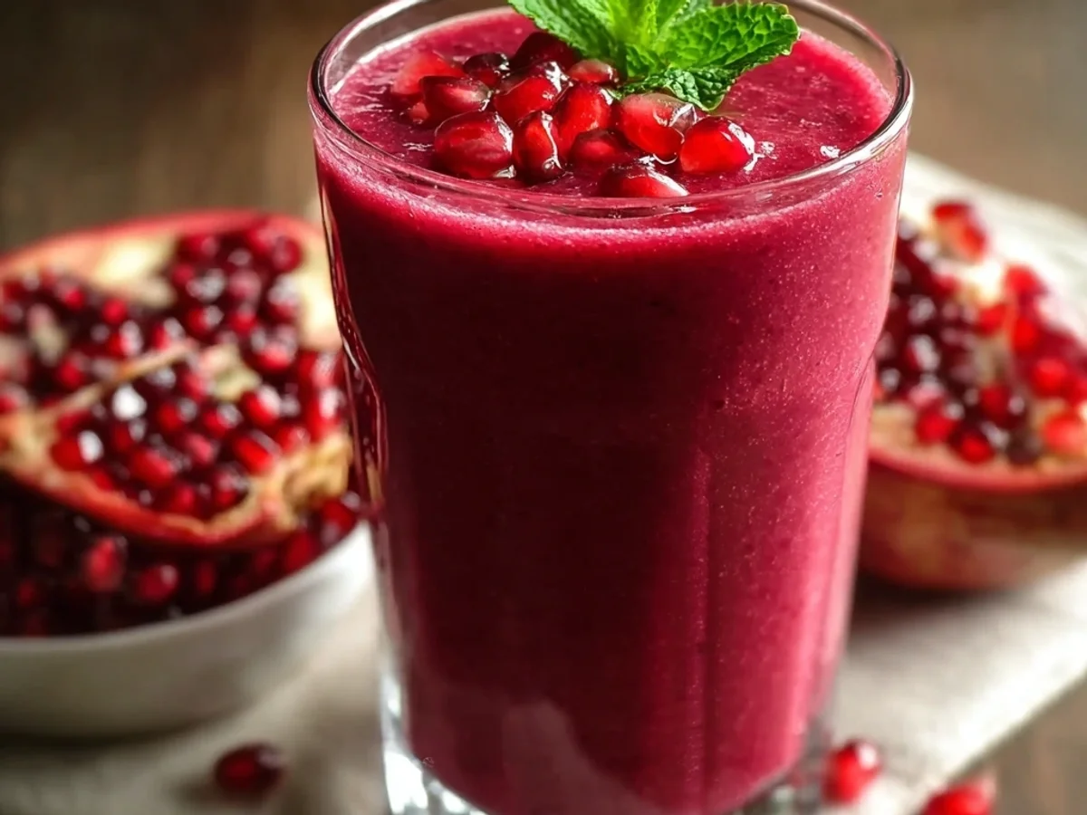 Quick Pomegranate Smoothie: 5-Minute Refreshing Zest - Featured Image