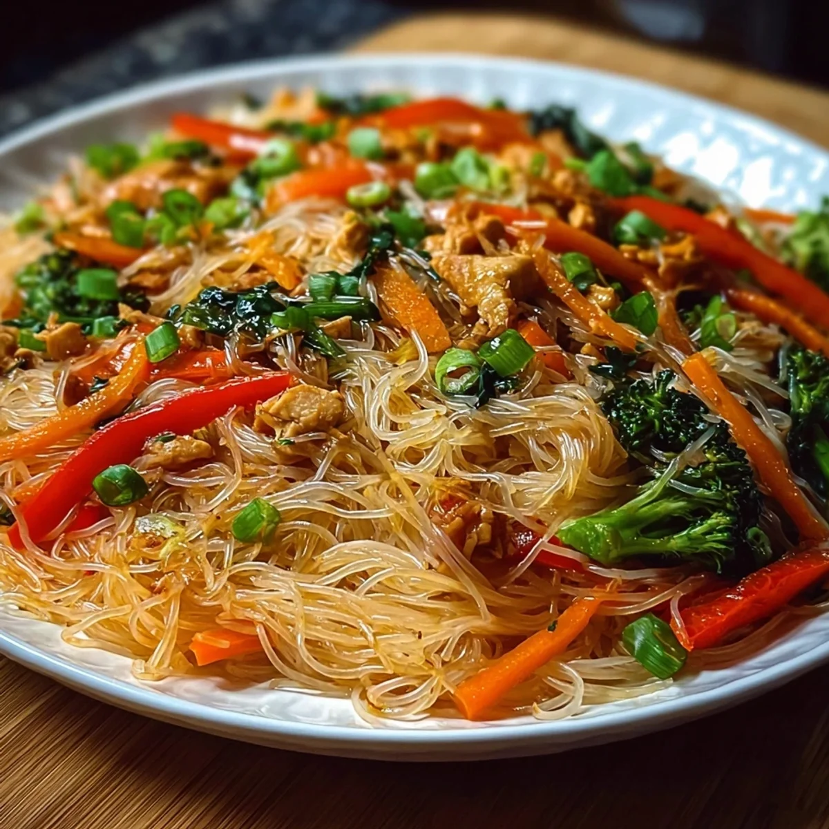Quick Rice Noodle Stir-Fry for Dinner & Meal Prep