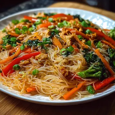 Quick Rice Noodle Stir-Fry for Dinner & Meal Prep
