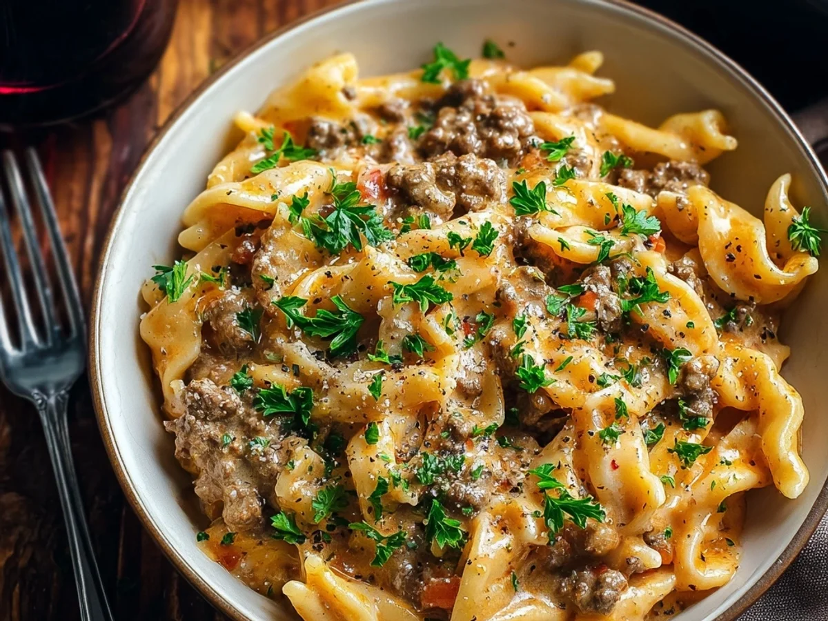 Rich Creamy Beef Pasta for a Cozy Evening - Featured Image