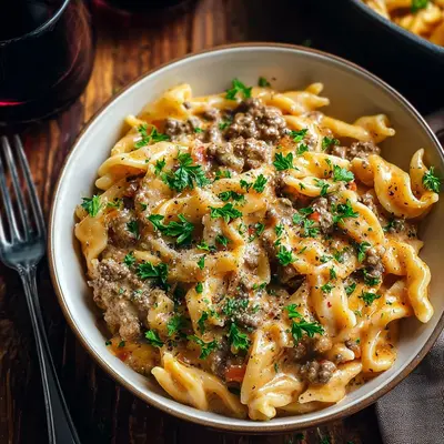 Rich Creamy Beef Pasta for a Cozy Evening