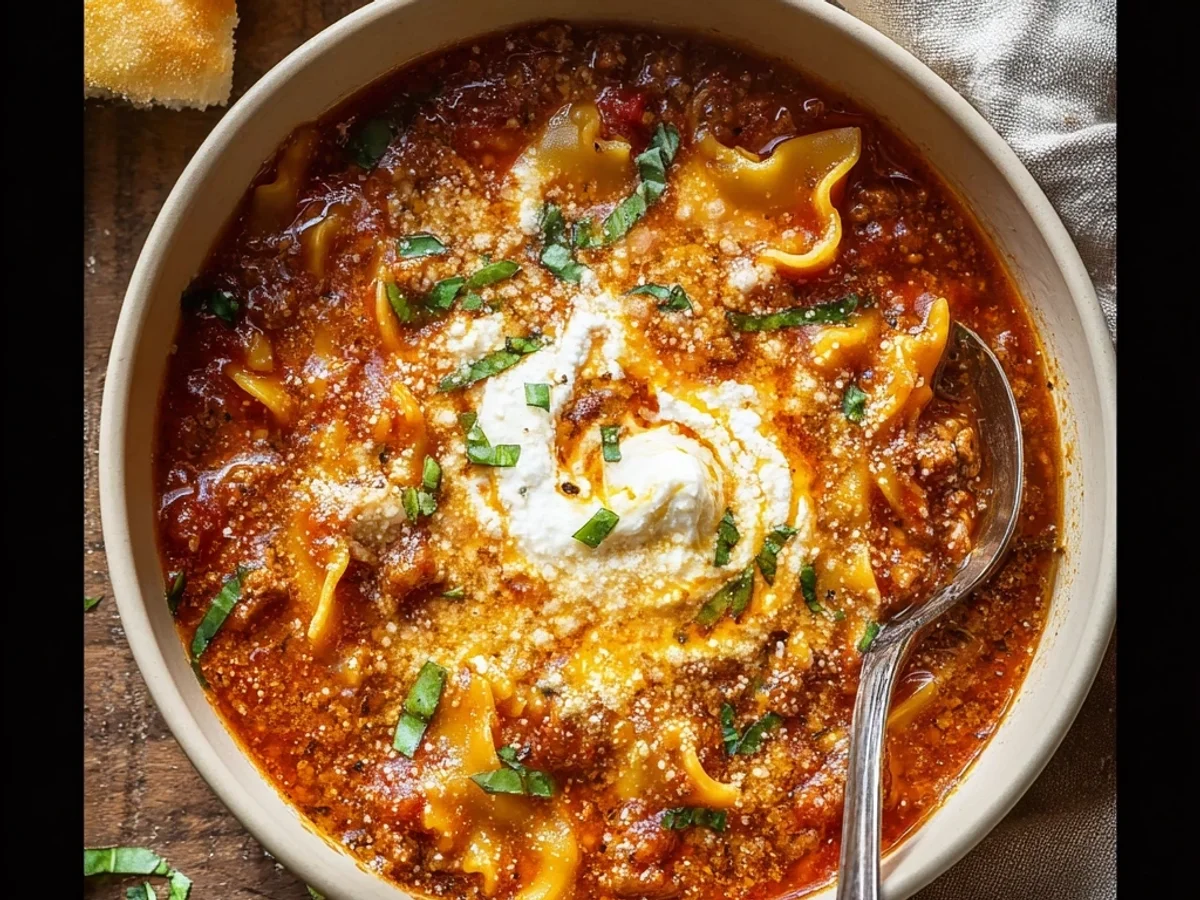 Rich Lasagna Soup: Savory One-Pot Pasta Comfort - Featured Image