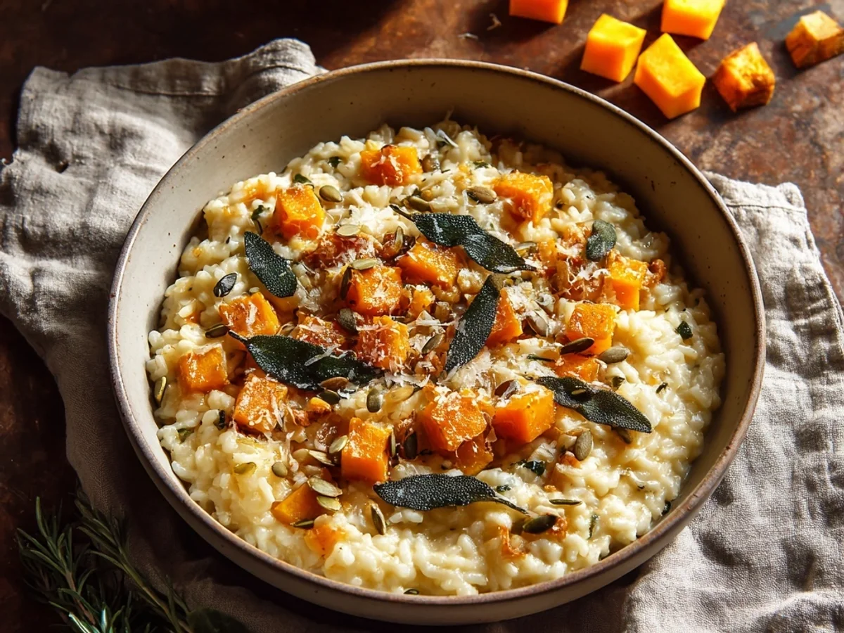 Rich Roasted Butternut Squash Risotto: An Autumn Comfort - Featured Image