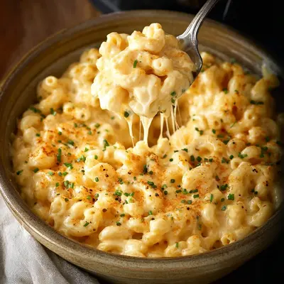 Rich Slow Cooker Four Cheese Mac and Cheese
