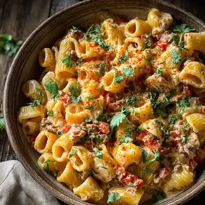 Rotel Pasta Fiesta: Creamy Tex-Mex One-Pot Wonder