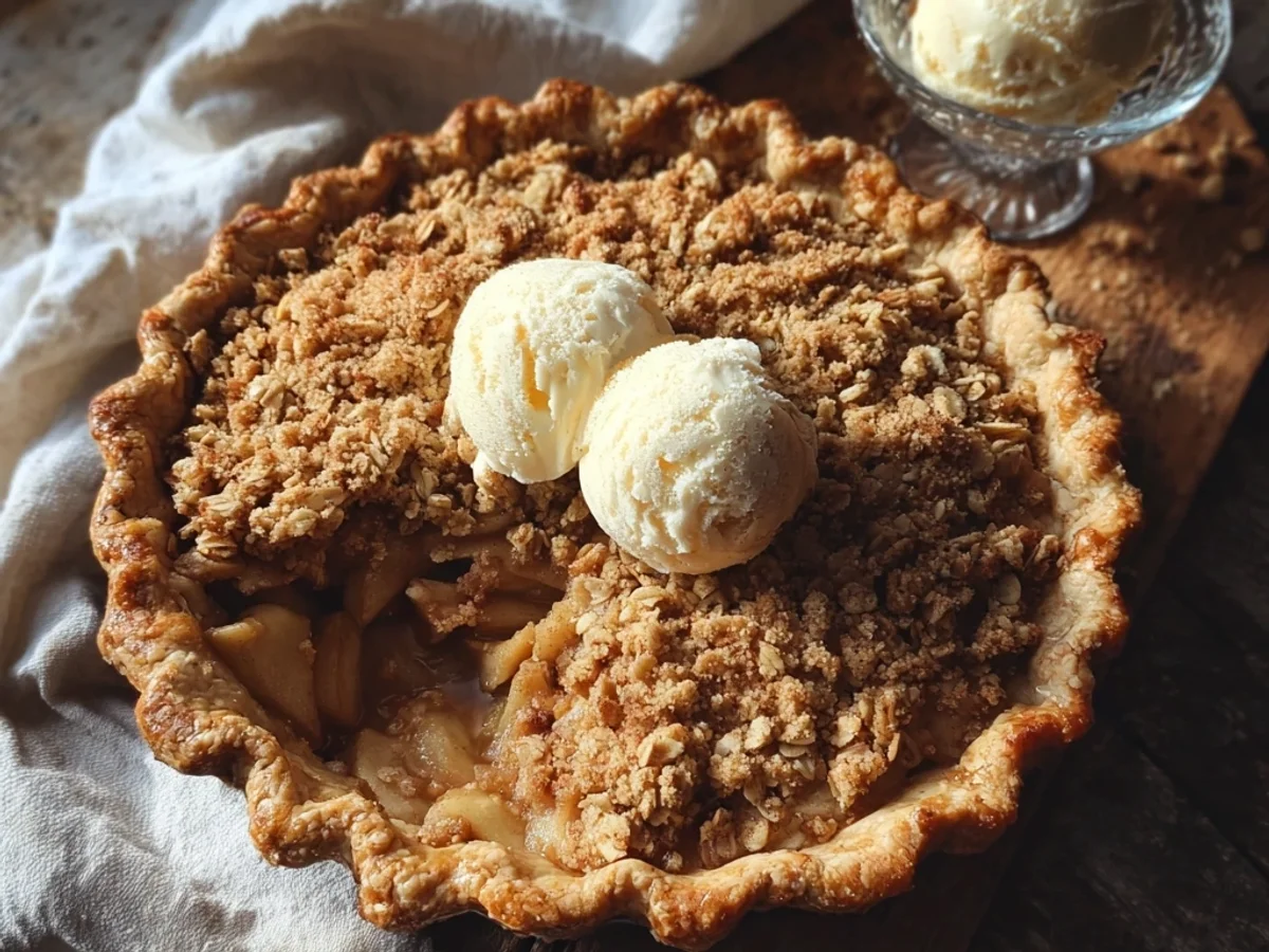 Rustic Apple Crisp Pie: A Homestyle Dessert - Featured Image