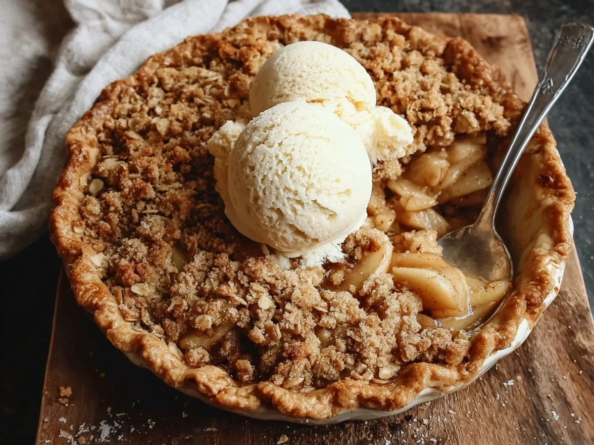Rustic Apple Crisp Pie: Easy & Delightful - Featured Image