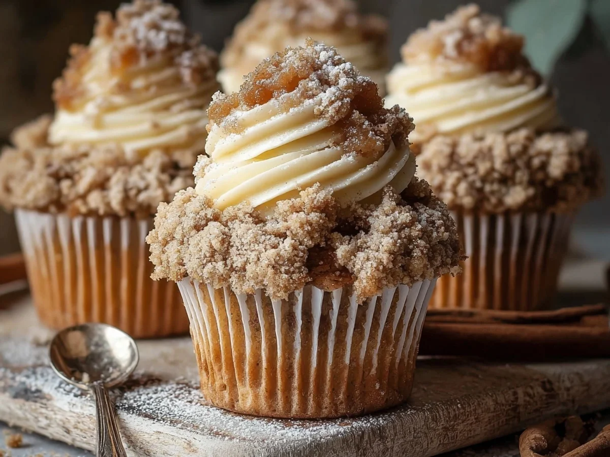 Rustic Apple Crumble Cupcakes: Autumn Treat - Featured Image