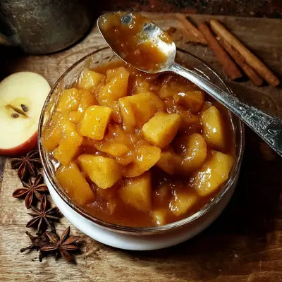 Rustic Apple Pie Filling with Warm Spices