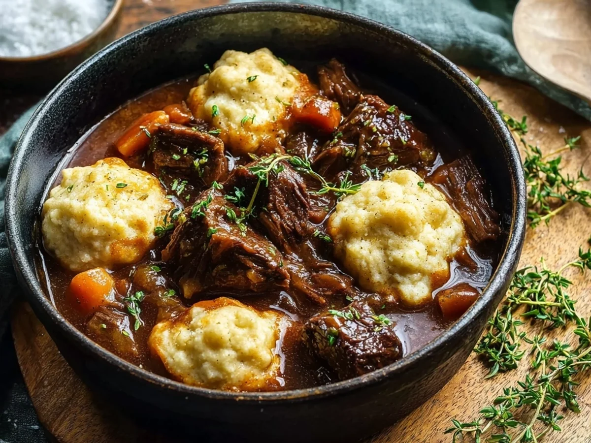 Rustic Beef Stew and Dumplings: A Hearty Winter Meal - Featured Image