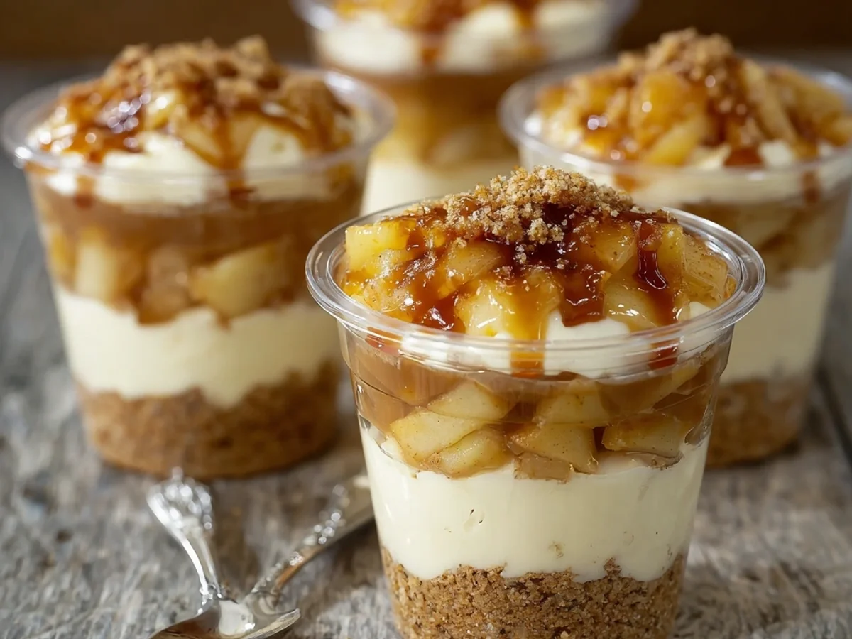 Rustic Caramel Apple Dessert Cups: Quick & Easy Treat - Featured Image