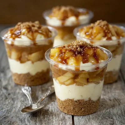 Rustic Caramel Apple Dessert Cups: Quick & Easy Treat