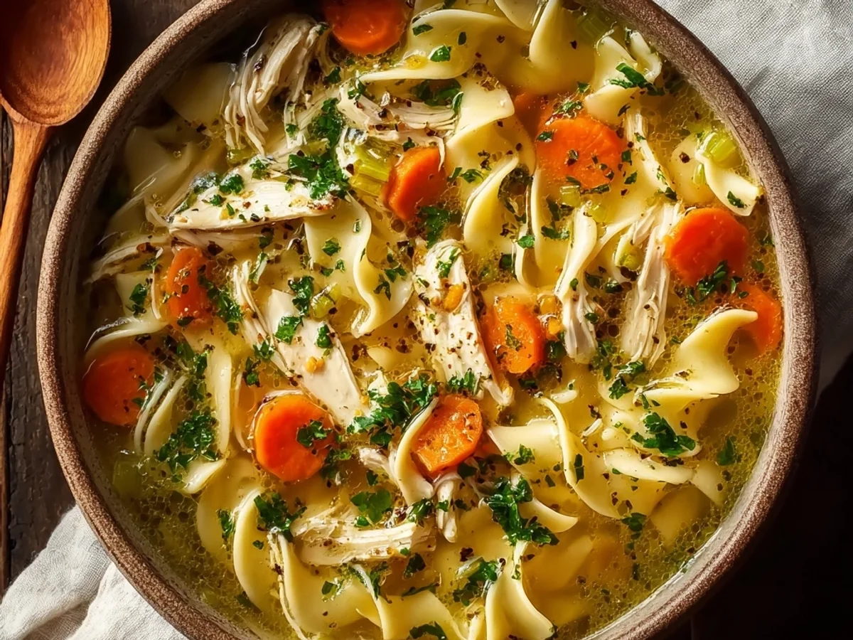 Rustic Chicken Noodle Soup: My Classic Recipe - Featured Image