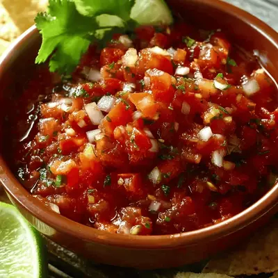 Rustic Chunky Tomato Salsa: Garden Fresh & Zesty