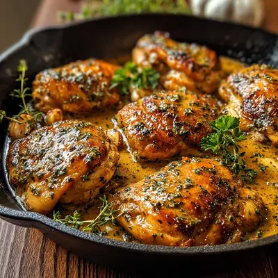 Rustic Cowboy Butter Chicken Dinner