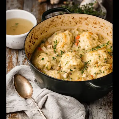 Rustic Dutch Oven Chicken and Dumplings: A Heartwarming Meal
