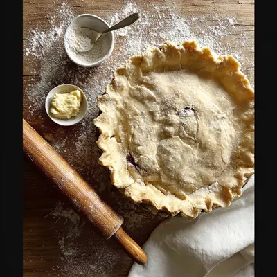 Rustic Flaky Pie Crust: An Easy Homemade Recipe