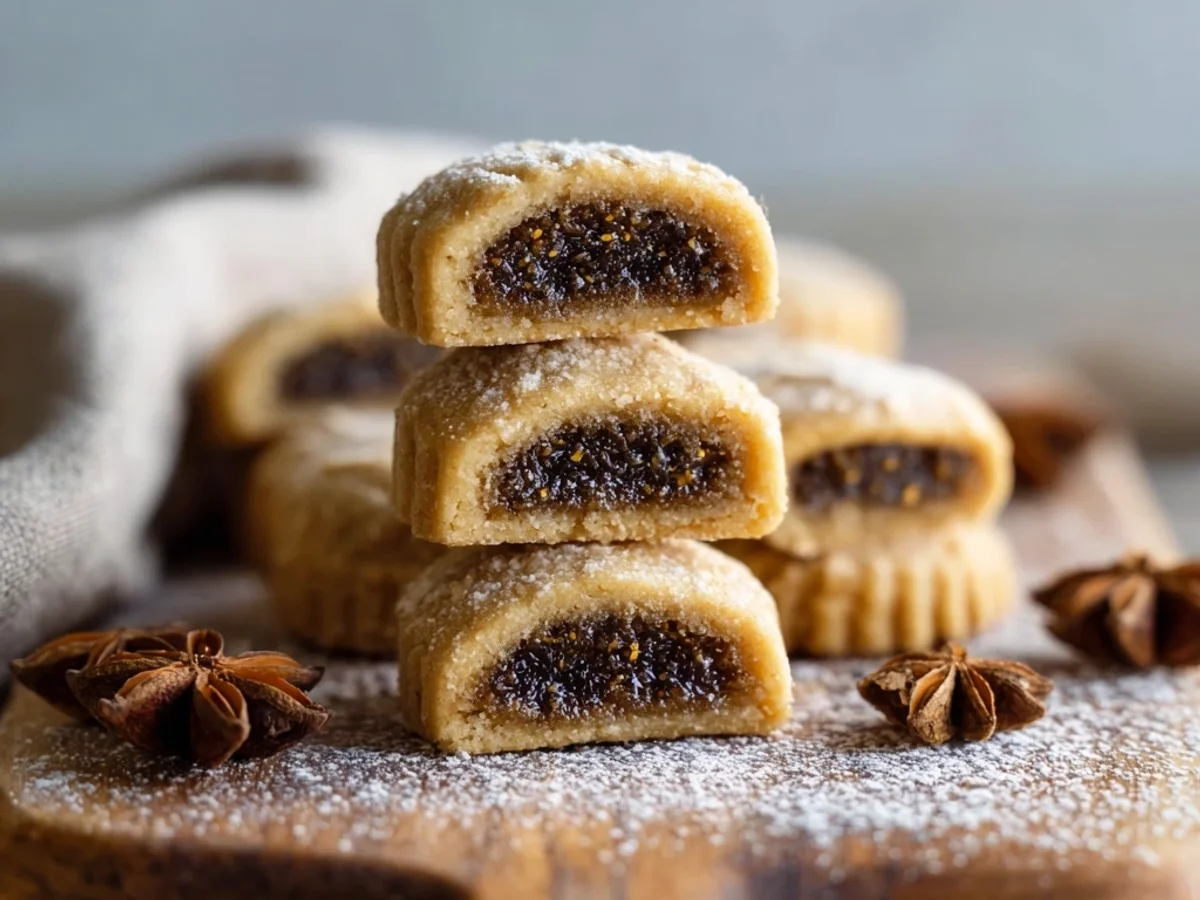 Rustic Homemade Fig Newton Cookies Recipe - Featured Image