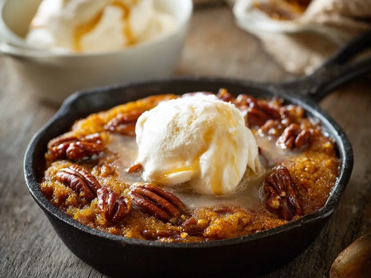 Rustic Pumpkin Pecan Cobbler Recipe: A Fall Favorite - Featured Image