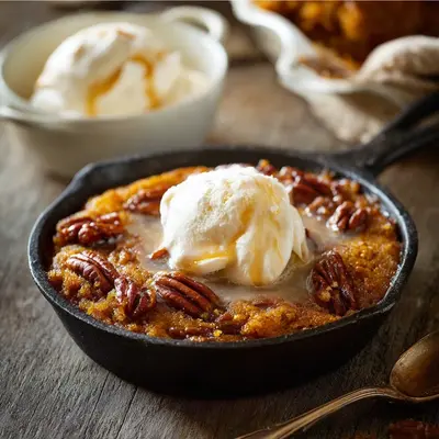Rustic Pumpkin Pecan Cobbler Recipe: A Fall Favorite