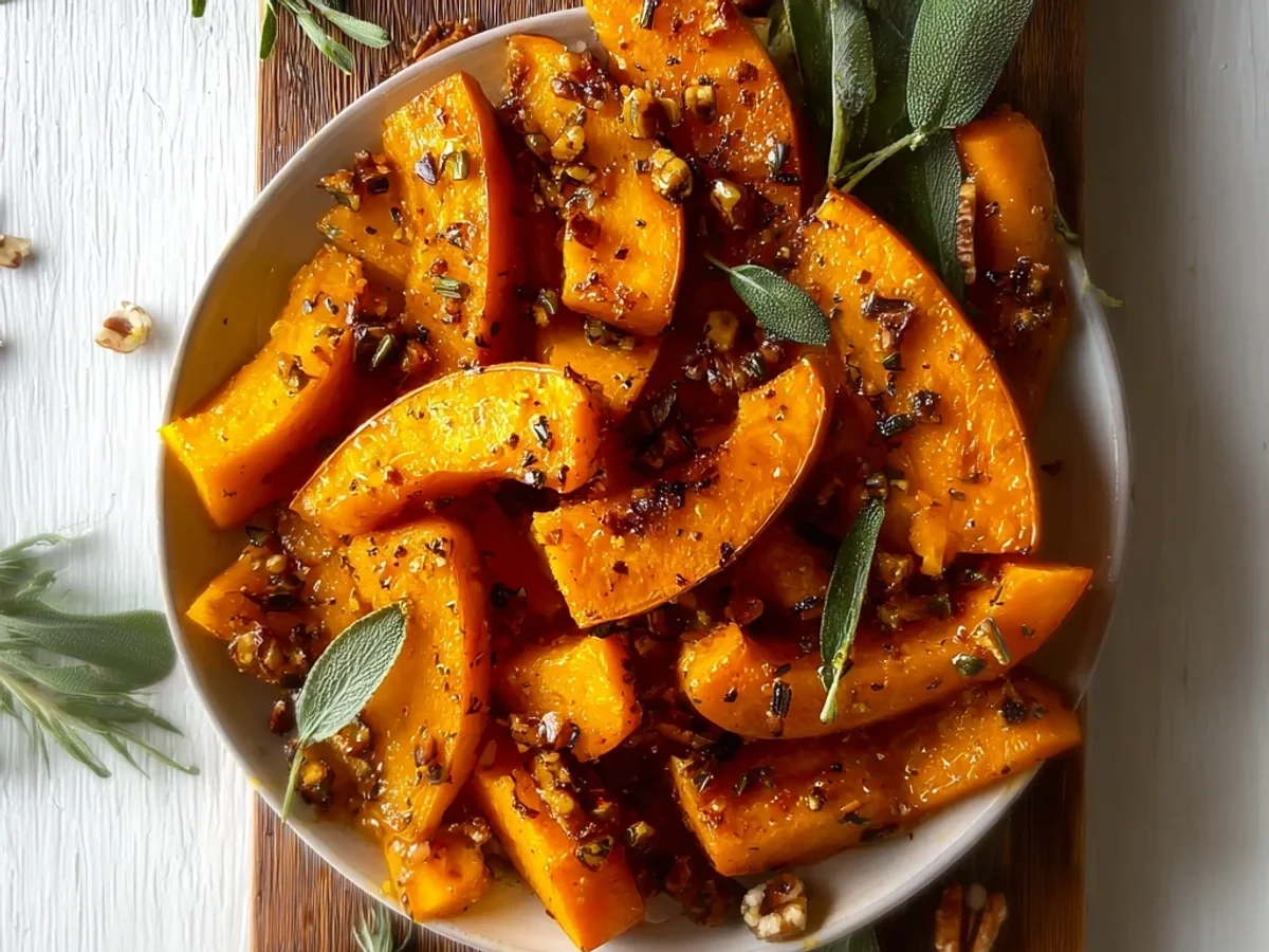 Rustic Roasted Butternut Squash with Sage: Simple Recipe - Featured Image