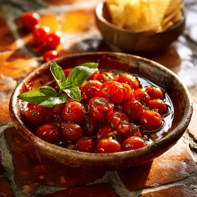 Rustic Roasted Cherry Tomato Salsa