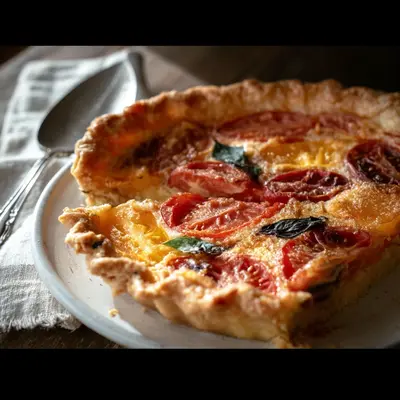 Rustic Southern Tomato Pie: Summer's Tangy Delight
