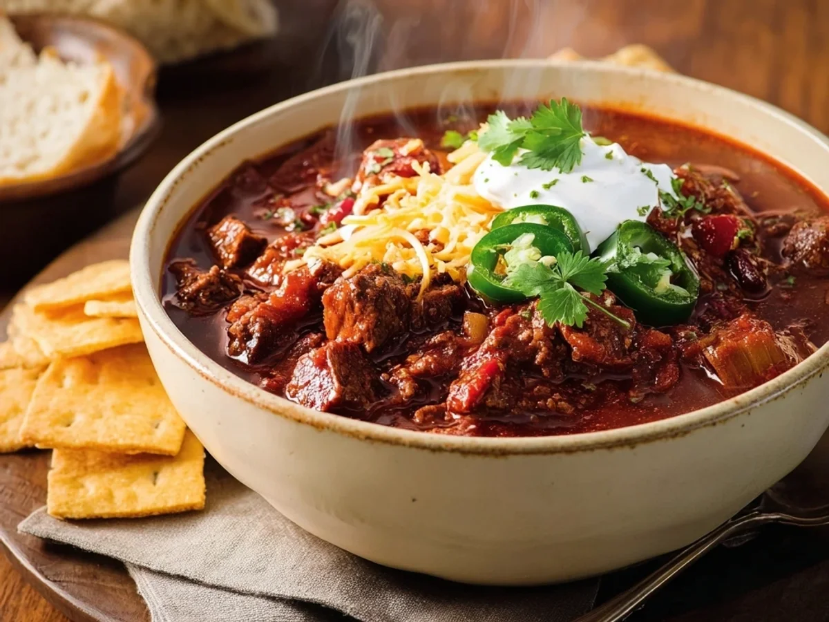Rustic Venison Chili Recipe: A Hearty Winter Bowl - Featured Image