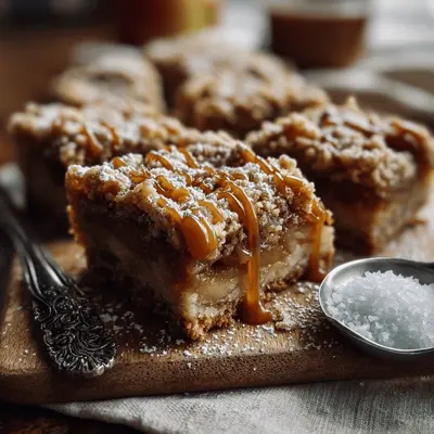 Salted Caramel Apple Crumble Bars: My Favorite Fall Treat